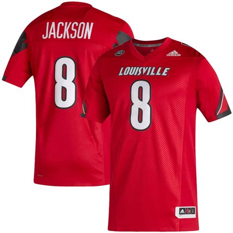 men's adidas lamar jackson red louisville cardinals premier replica jersey|Lamar Jackson Louisville Jerseys, Lamar Jackson  .